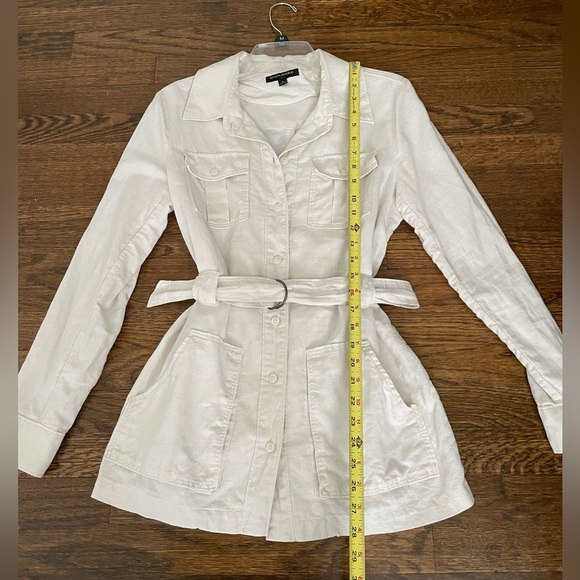 Banana Republic Cream Belted Utility Jacket - Picture 5 of 6